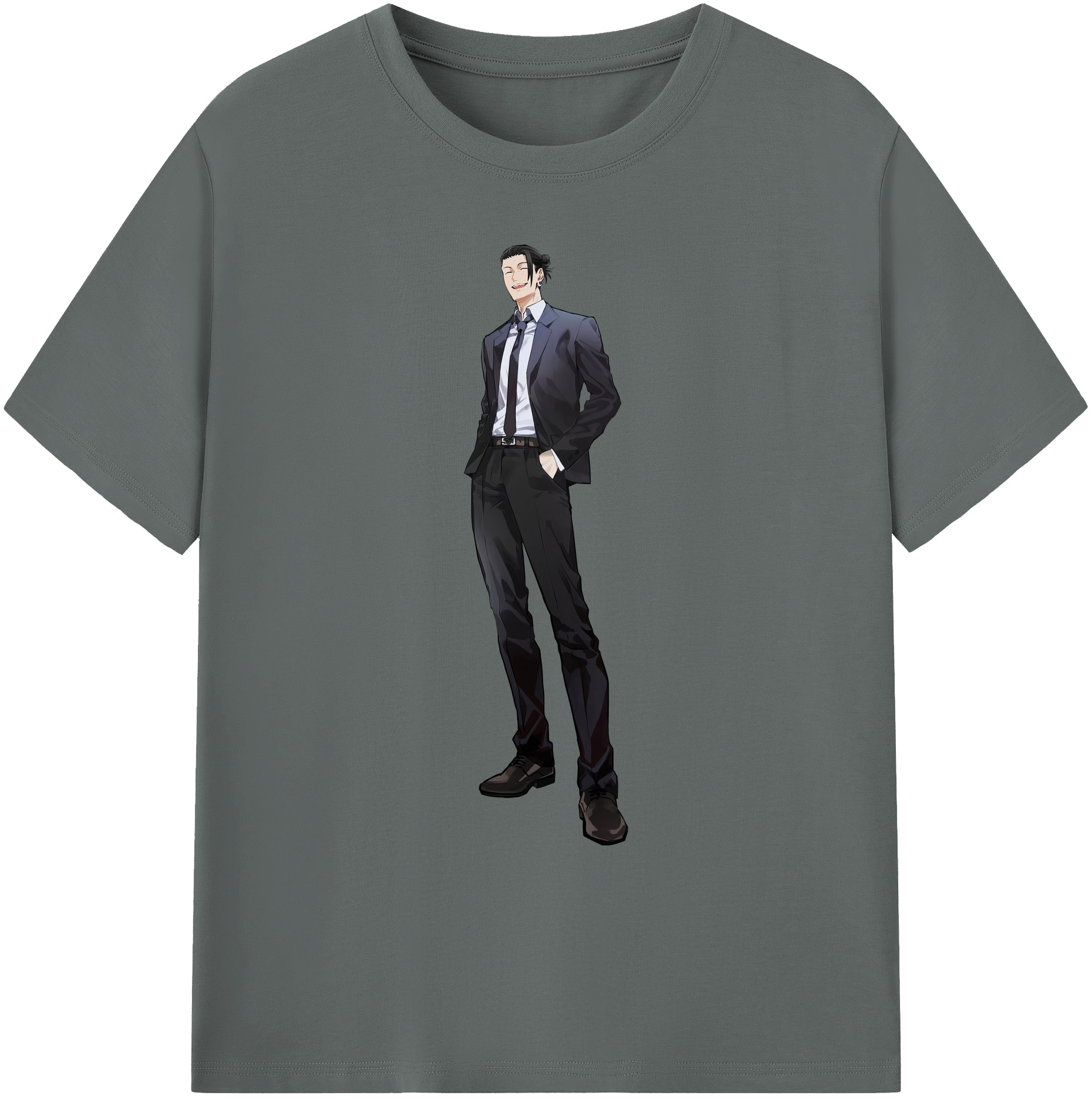 （画像用） 呪術廻戦 Jujutsu Kaisen 綿100％ メンズ半袖Tシャツ｜肌触りやわらか＆通気性